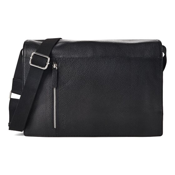 Strellson Kennington Messenger Genuine Leather 38 cm Laptop compartment