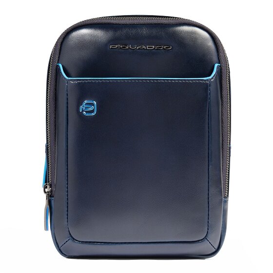 Piquadro Blue Square Mini Bag Shoulder Bag Leather 17 cm