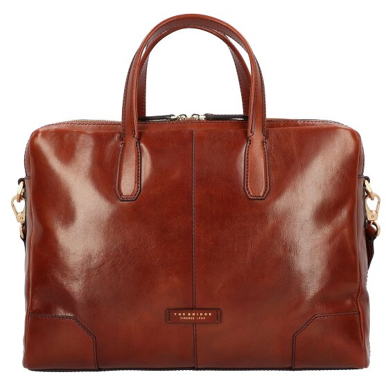The Bridge Vespucci briefcase leather 41 cm laptop compartment