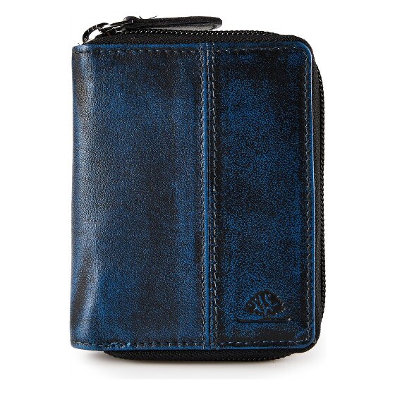 Greenburry Destressed Wallet RFID protection Leather 10.5 cm