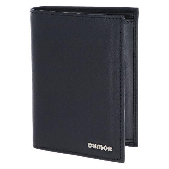 oxmox Leather Wallet RFID protection Genuine Leather 10 cm
