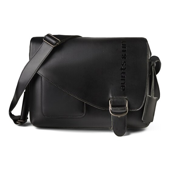 aunts & uncles Heritage Messenger Genuine Leather 33 cm