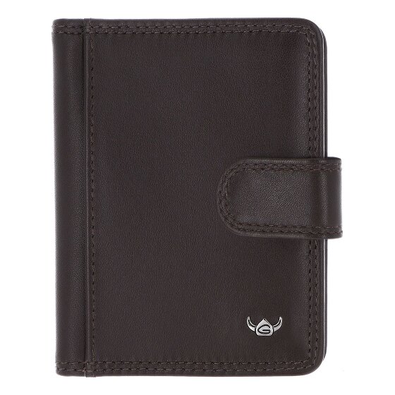 Golden Head Polo Credit card case RFID protection Genuine Leather 8 cm