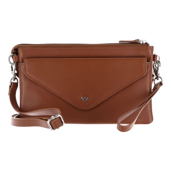 Golden Head Polo Clutch purse RFID protection Genuine Leather 22 cm
