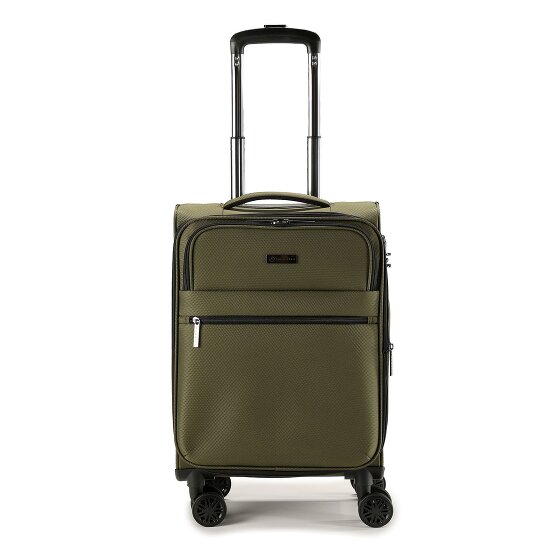 Bugatti Valencia Soft 4 wheels Cabin trolley S 55 cm with expansion pleat