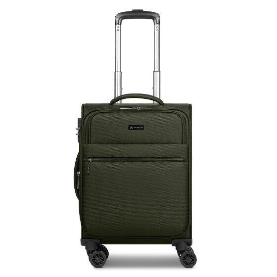 Bugatti Valencia Soft 4 wheels Cabin trolley S 55 cm with expansion pleat