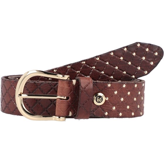 b.belt Lina Gold studded belt leather