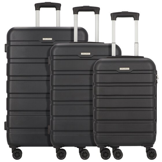 Worldpack Phoenix 4 wheels Suitcase set 3-piece