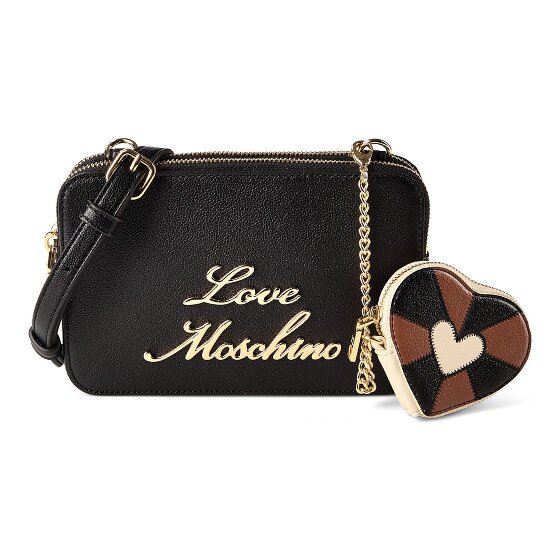 Love Moschino Heart Charm Shoulder bag Genuine Leather 20 cm
