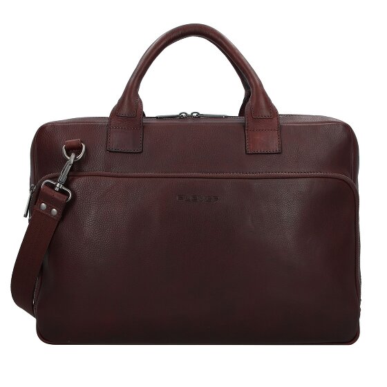 Plevier Vintage Larry Briefcase Leather 40 cm Laptop compartment