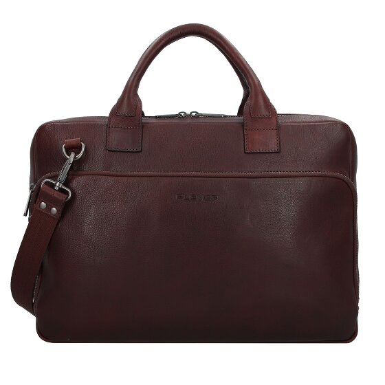 Plevier Vintage Larry Briefcase Leather 40 cm Laptop compartment