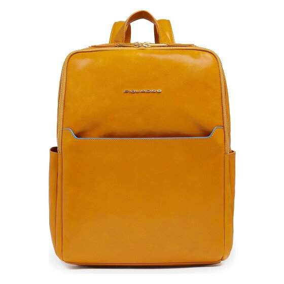 Piquadro Blue Square Daypack RFID protection Leather 37 cm Laptop compartment