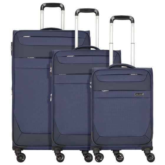 Worldpack Dublin 4 wheels Suitcase set 3-piece with expansion pleat