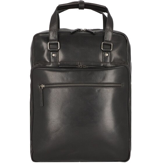 Leonhard Heyden Roma backpack leather 42 cm laptop compartment