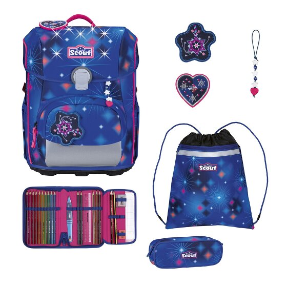 Scout Neo LED School bag set 8-piece
