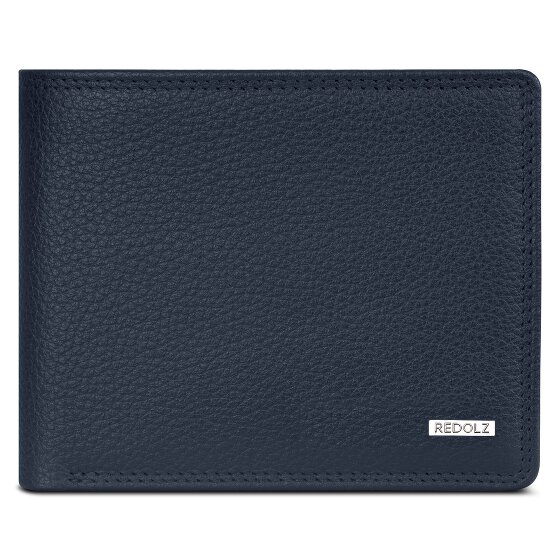 Redolz Leather Essentials QF wallet RFID leather 12 cm fold-out