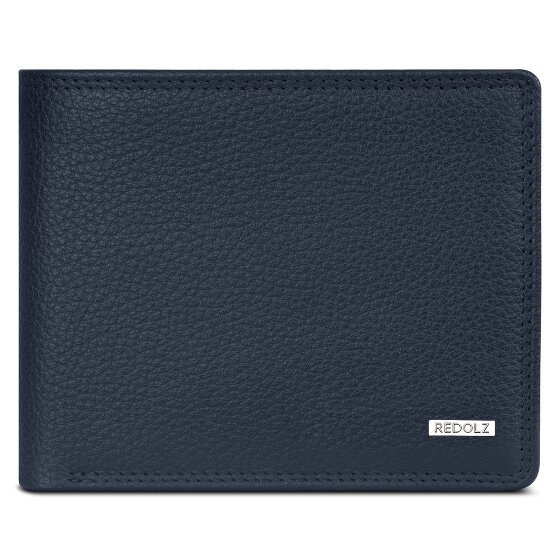 Redolz Leather Essentials QF wallet RFID leather 12 cm fold-out