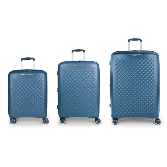 Gabol Queens 4 wheels Suitcase set 3-piece with expansion pleat