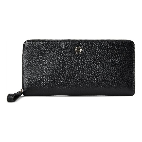 Aigner Pura Wallet RFID protection Genuine Leather 20 cm