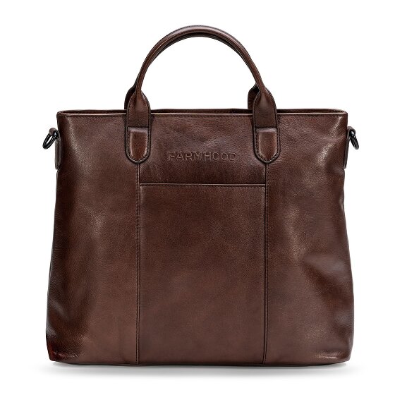 Farmhood Memphis Handbag Leather 37 cm Laptop compartment