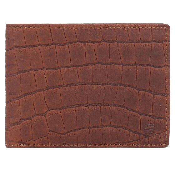 Esquire Croco Wallet RFID protection Leather 12 cm