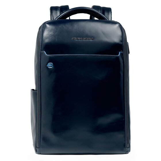 Piquadro Blue Square Daypack Leather 29 cm Laptop compartment