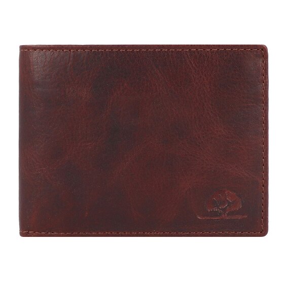 Greenburry Rugged Wallet RFID protection Leather 12.5 cm