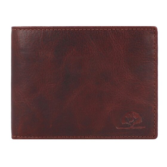 Greenburry Rugged Wallet RFID protection Leather 12.5 cm