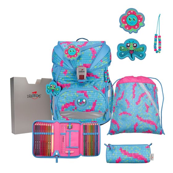 DerDieDas Ergoflex Superlight school bag set 5pcs.