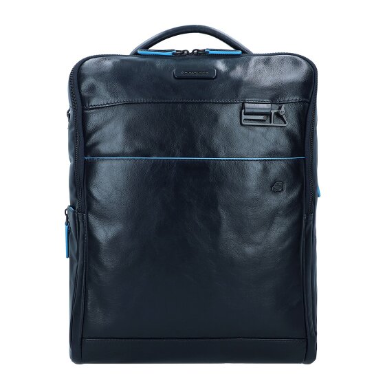 Piquadro Blue Square Revamp Business backpack Leather 41 cm Laptop compartment