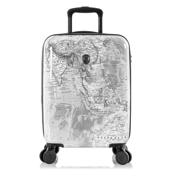 Heys Black Camo 4 wheels Cabin trolley S 53 cm with expansion pleat