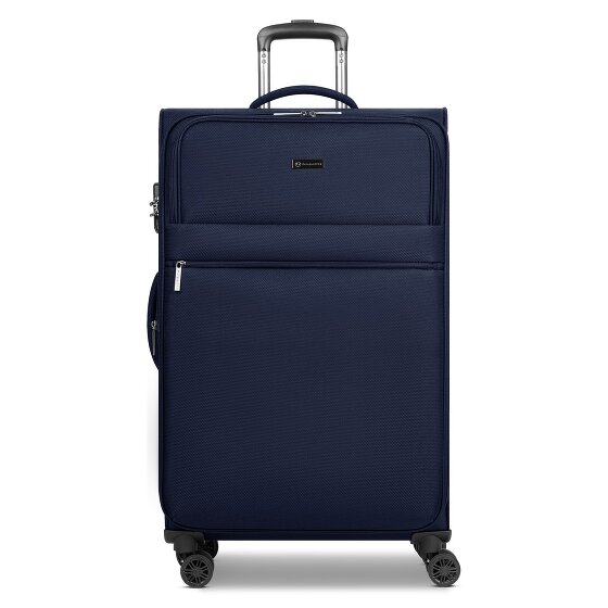 Bugatti Valencia Soft 4 wheels Trolley L 75 cm with expansion pleat