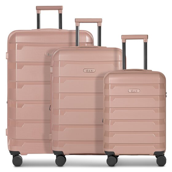 d&n South Dakota 4 wheels Suitcase set 3-piece with expansion pleat