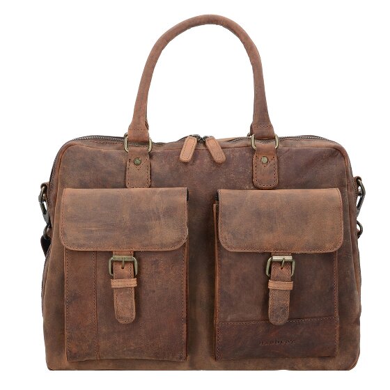 Harold's Antic Collection Briefcase leather 40cm laptop compartment