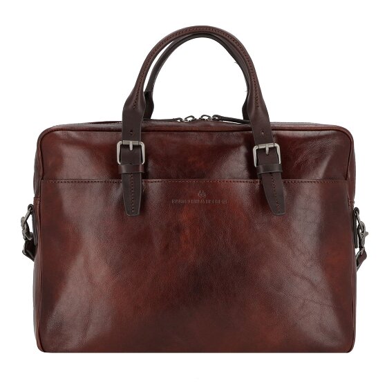 Castelijn & Beerens Rien briefcase RFID leather 41 cm laptop compartment Castelijn & Beerens Rien briefcase RFID leather 41 cm laptop compartment