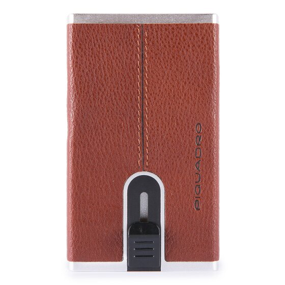 Piquadro Black Square credit card case RFID leather 6 cm