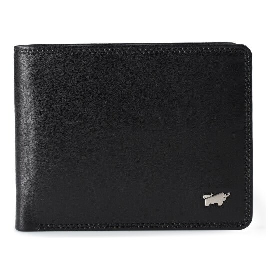Braun Büffel Golf 3.0 Wallet RFID protection Leather 12 cm