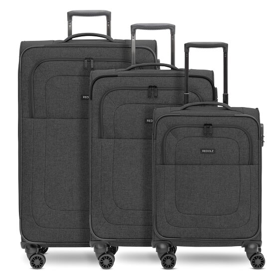 Redolz Essentials 12 THREE SET 4 wheels Suitcase set 3-piece with expansion pleat