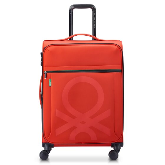 Delsey Paris x United Colors of Benetton Color Bock 4-wheeled trolley 67 cm with expansion fold