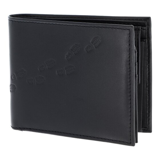 oxmox Leather Wallet RFID protection Genuine Leather 12 cm