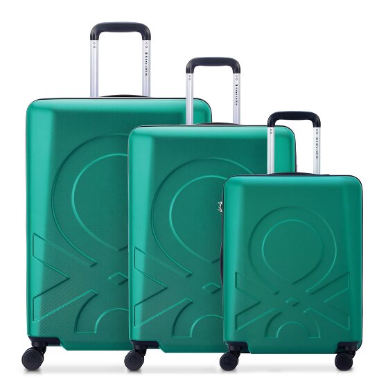 Delsey Paris x United Colors of Benetton Fabrica 4-wheel suitcase set 3 pcs.
