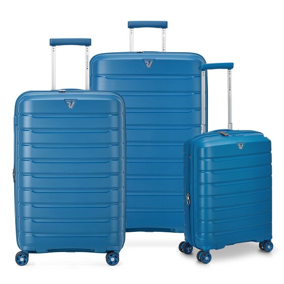 Roncato B-Flying Move 4 wheels Suitcase set 3-piece with expansion pleat