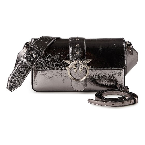 PINKO Love One Classic Shoulder Bag Genuine Leather 27 cm