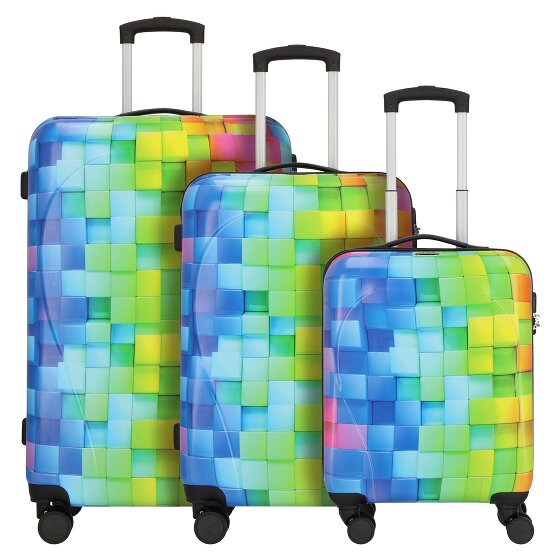 Nowi Santa Cruz 4 wheels Suitcase set 3-piece