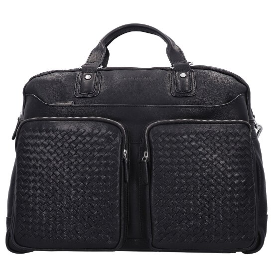 Bugatti Woven briefcase leather 48 cm