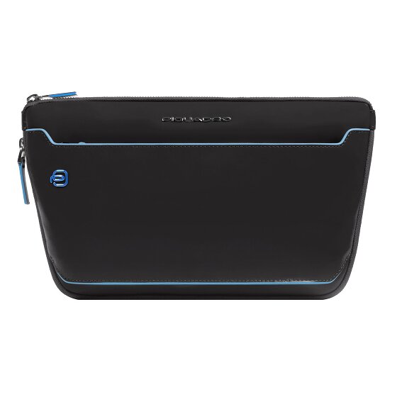 Piquadro Blue Square Shoulder bag Leather 30 cm