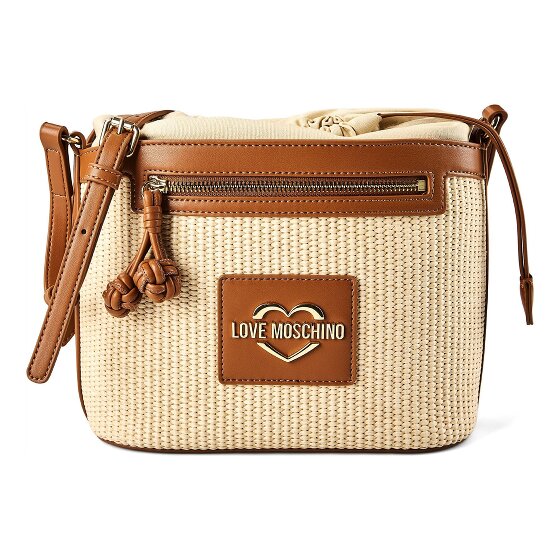 Love Moschino Straw Chic Bucket bag 24 cm