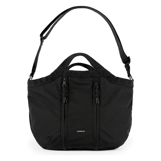 Sandqvist Grid Handbag 38 cm with expansion pleat