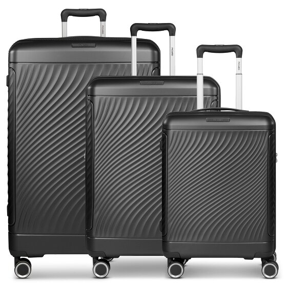 Picard Vienna 4 wheels Suitcase set 3-piece with expansion pleat