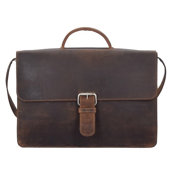 Plevier Retro Zeppelin Briefcase Leather 43.5 cm Laptop compartment
